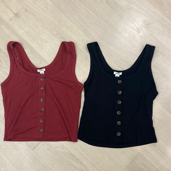 Garage Tops - Garage Button Tank Tops - Medium
